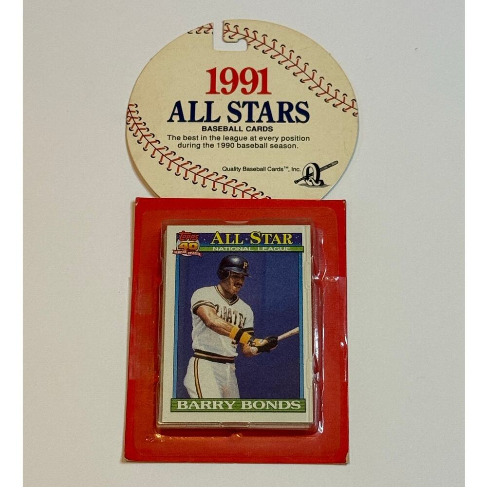 1991 Topps All-Star MLB Player Cards Pack